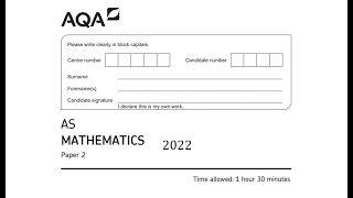 AQA AS Level Paper 2 2022 [upl. by Oicirbaf]