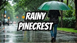 Experience Pinecrest Florida in a way youve never seen before – amidst the night rain [upl. by Llebpmac]