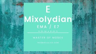 MASTER OF MODES  MIXOLYDIAN SOLO  ROBBIE CALVO [upl. by Venn533]