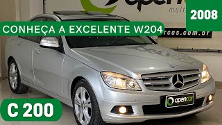 CONHEÇA alguns detalhes da EXCELENTE W204 MercedesBenz C200 Classic 18 Kompressor 2008 [upl. by Harvison]