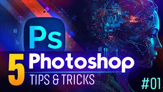 5 Amazing Photoshop Tips amp Tricks Ep01 [upl. by Angelina]