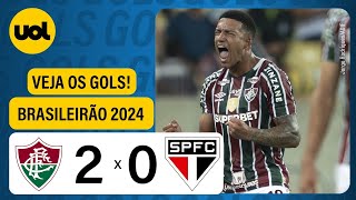 FLUMINENSE 2 X 0 SÃO PAULO  CAMPEONATO BRASILEIRO 2024 VEJA OS GOLS [upl. by Aihsat]