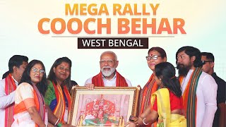 PM Modi Live  Public meeting in Cooch Behar West Bengal  Lok Sabha Election 2024 [upl. by Anaujik954]