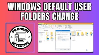 How to Change Default User Folders on Windows 10 [upl. by Naruq813]