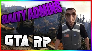 Pissing off the SALTIEST Admins on GTA RP  ft Soup [upl. by Anihsat]