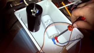 Running a 3 phase motor using a single phase supply 2 [upl. by Aerdnaeel]