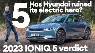 New 2023 Hyundai IONIQ 5 improvement or disappointment  Electrifying [upl. by Leksehc426]