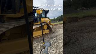 Trimble Earthworks GPS Machine Control Install on a CAT D5 Next Gen Dozer [upl. by Lupien]