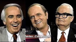 The Tom Snyder Show 12194  Final CNBC Show  Bob Newhart amp Larry quotBudquot Melman Calvert DeForest [upl. by Nosemyaj]