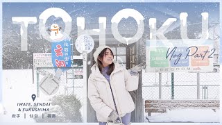 5 DAYS IN TOHOKU Vlog Part 2  IWATE SENDAI amp FUKUSHIMA  Japan Winter Travel [upl. by Eva]