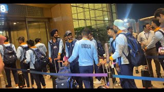 Asian Games 2023 Yashasvi Jaiswal Rinku Singh Ruturaj Gaikwad and Team India Leave for China [upl. by Savitt592]