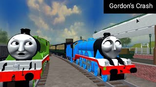 Gordons Crash Sodor Fallout NonCanon [upl. by Oijres]