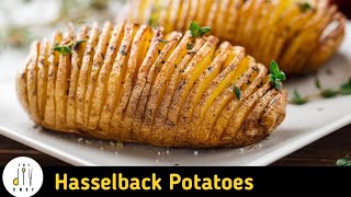 Hasselback Potatoes  Easy Potato Side Dish  The DiY Chef [upl. by Ahsen]