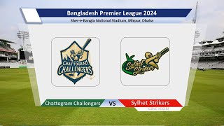 🔴 BPL Live Chattogram Challengers Vs Sylhet Strikers  CCH vs SYL Live  Bangladesh Premier League [upl. by Ainesey577]