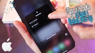 iPhone 1616 Pro Max  How to Unpair a Bluetooth Device [upl. by Inattirb207]