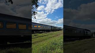 Sydney to Melbourne XPT at Harefield NSW Australia [upl. by Yrallih]