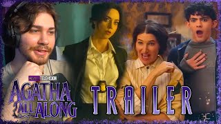 AGATHA ALL ALONG Teaser Trailer REACTION  Disney  Marvel Television [upl. by Sitarski]