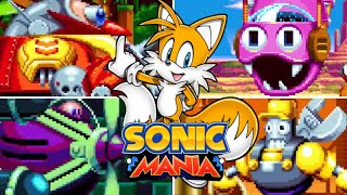 Sonic Mania All Bosses As Tails [upl. by Prosperus221]