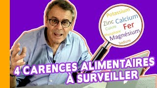 🍏 Les 4 Carences Alimentaires à Surveiller  🔎 Fer calcium magnésium [upl. by Stclair]