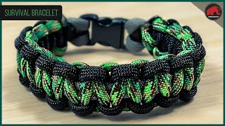 How to Make a Survival Bracelet with Paracord The EASY WAY [upl. by Tnecnivleahcim]