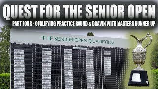 2022 Senior British Golf Open  Qualifying Practice Round amp Paired With Masters Runner Up [upl. by Ailerua]