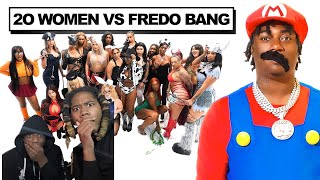 20 WOMEN VS 1 RAPPER  FREDO BANG HALLOWEEN EDITION [upl. by Nauht]