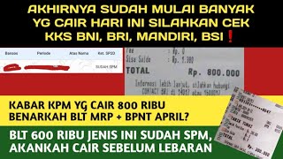 FIX CAIRCEK KKS BNI BRI MANDIRI BSI ANDA❗️KET SP2D SUDAH SPM AKANKAH CAIR SEBELUM LEBARAN [upl. by Suirtimid]