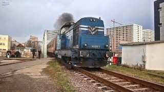 Two Trains in Râmnicu Vâlcea  December 28th 2017 [upl. by Garceau]