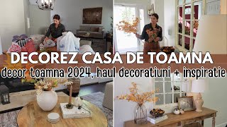 Decorez casa de toamna  Decor de toamna 2024  Haul decoratiuni [upl. by Negem]