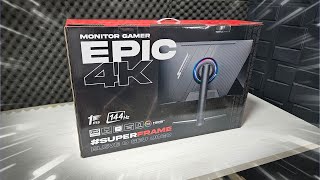 Vale a pena ter um monitor 4K 144hz  SUPERFRAME EPIC 4K [upl. by Broddy]