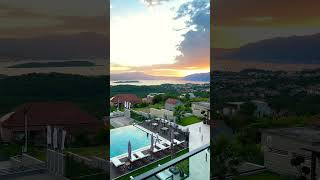 😱my hotel views in Montenegro 🇲🇪🤩🤩🤩🤩sunsetview [upl. by Mad]