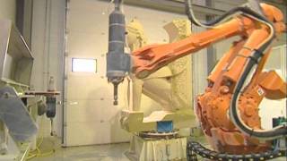 Robot Milling Statue [upl. by Wittie]