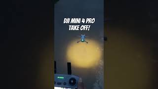 TAKE OFF DJI mini 4 pro shorts djimini4pro fyp drone dji asmr [upl. by Des]