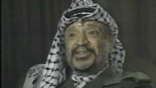 Paul McGrath Interviews Yasser Arafat 1991 [upl. by Airdnat]