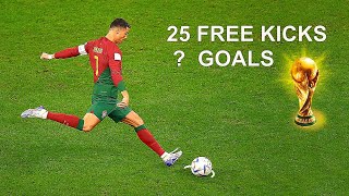 I found all Cristiano Ronaldo World Cup free kicks [upl. by Lohner]