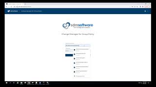 GPO LINKING Change Control Walkthrough with SDM Softwares Change Manager for Group Policy 10 [upl. by Nilrak]