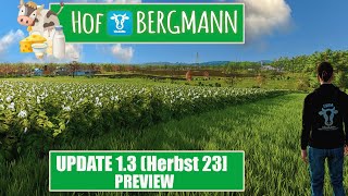 LS22 HOF BERGMANN HERBST UPDATE 1300  Alle Neuerungen Features und XXL Map Update [upl. by Lellih717]