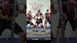 World Masters 1 Record Squat equipped with 2425 kg by Cicera Tavares BRA in 69kg class [upl. by Mercier939]