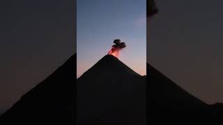 VOLCANO ERUPTION CAUGHT ON CAMERA [upl. by Wilber993]