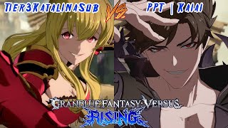 Tier3KatalinaSubVira VS PPT  KaiaiBelial Tournament Set Granblue Fantasy Versus Rising [upl. by Warram]