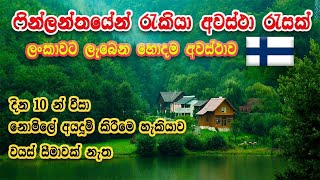 2024 ෆින්ලන්තයේ රැකියා රැසක් Finland Job Opportunities Sinhala  Full Process  Step by Step [upl. by Pickett629]