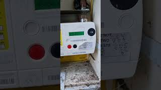 gas consumption reading on Landis amp Gyr 370 smart gas meter [upl. by Thanos]