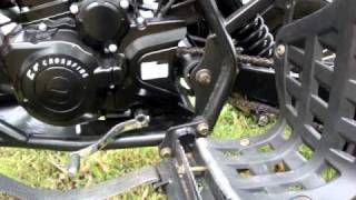 Crossfire Mustang 250cc OHC sports Quad Zongshen Motor Going top gearMPG [upl. by Nyladnar112]