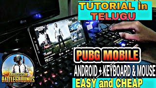 How to play PUBG with MOUSE and KEYBOARD on ANDROID in TELUGU🔥 [upl. by Jordanna]