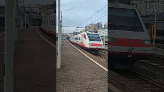 Trenitalia Frecciabianca FB8619 Milano CleRoma T partenza da Genova Brignole ETR460 [upl. by Anayek640]