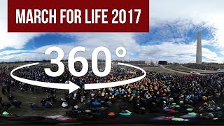 360 Video March For Life 2017 [upl. by Claude218]