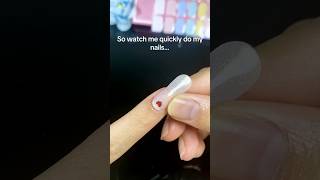 He’s CHEATING on me… 😭 nails naildesigns nailart manicure manicure nailtutorial nailpolish [upl. by Laeno]