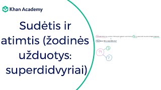 Sudėtis ir atimtis žodinės užduotys superdidvyriai  Sudėtis ir atimtis iki 20  Matematika [upl. by Walburga]