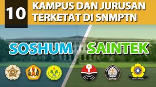 KAMPUS DAN JURUSAN TERKETAT DI SNMPTN HINDARI JURUSAN INI [upl. by Ohl]