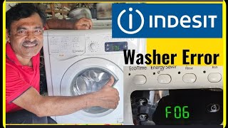 Indesit Washer Error F06 Quick Resolution Guide [upl. by Julissa]